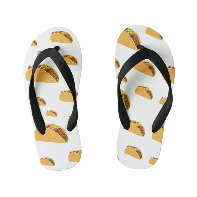 Taco Tuesday Design - Kids Flip Flops (Footbed)