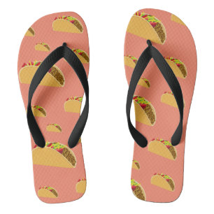 Taco Tuesday Design - Kids Flip Flops