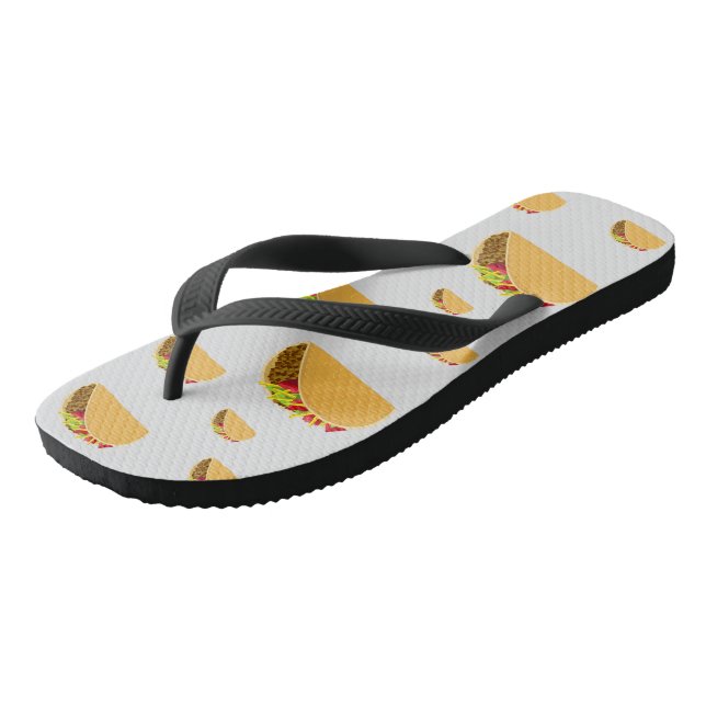 Taco Tuesday Design - Kids Flip Flops (Angled)