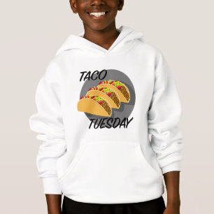 Taco Tuesday Design - Kids' Pullover Hoodie