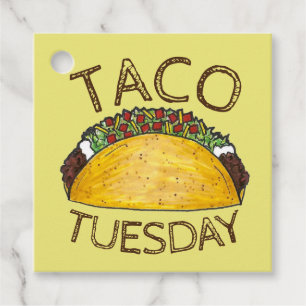 Taco Tuesday Mexican Fiesta Food Foodie Favour Tags