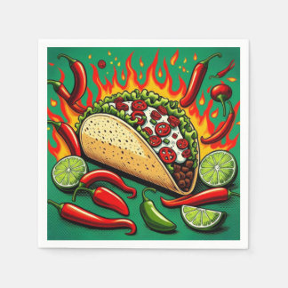 Taco Tuesday Paper Napkins
