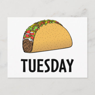 Taco Tuesday Postcard
