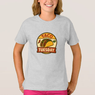 Taco Tuesday Retro Badge T-Shirt