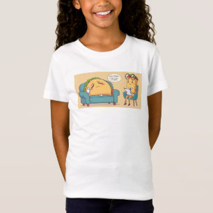 Taco Tuesday Therapy - Funny Cartoon Food Art T-Shirt