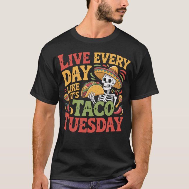 Taco Tuesday – Witziges Food Shirt für Partys (Front)