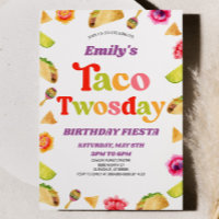 Taco Twosday Fiesta 2nd Second Birthday Party