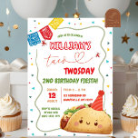 Taco Twosday Mexican Fun Birthday Boy Invitation<br><div class="desc">Taco Twosday Birthday Boy Invitation,  Taco Bout A Party Mexican 2nd Birthday Party,  Taco Bout Fun Birthday Party,  Taco Bout Two Party</div>