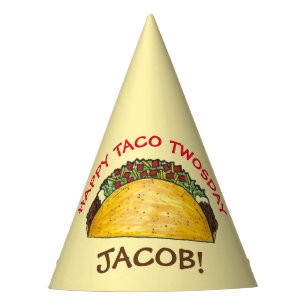 Taco TWOSday Tuesday 2nd Birthday Party Fiesta Hat
