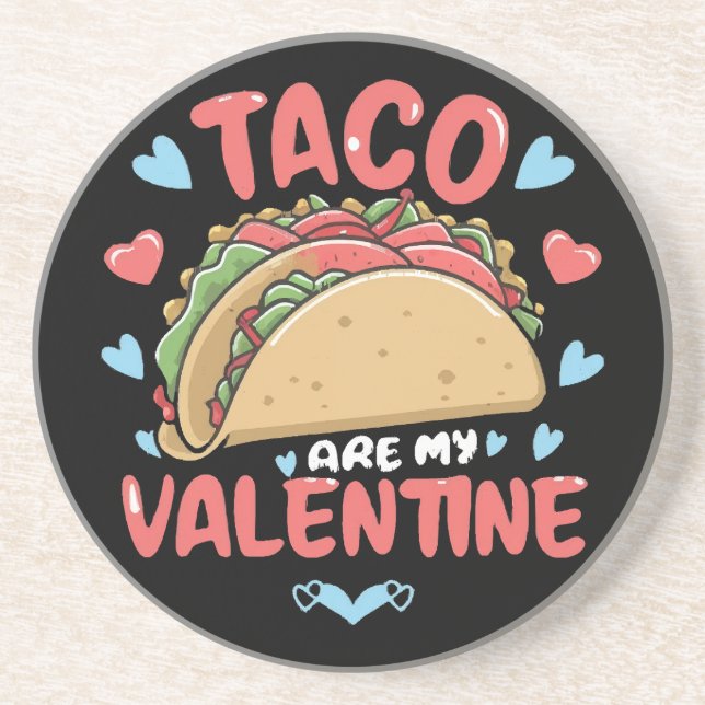 Taco-valentine Coaster (Front)