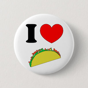 Taco Wear Funny Taco Tuesday Mexican Food 6 Cm Round Badge