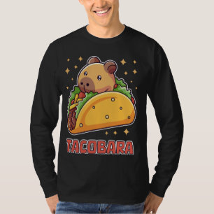 Tacobara Funny Capybara Tacos Tuesday Mexican Food T-Shirt