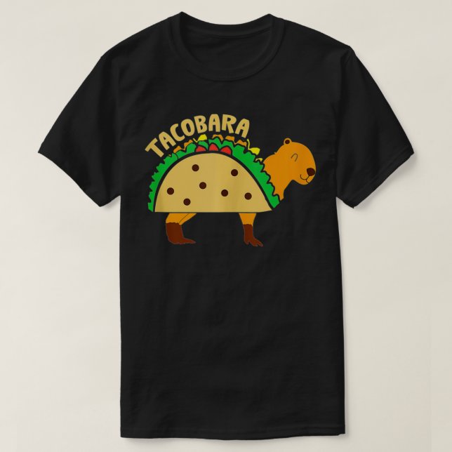 Tacobara Taco Capybara  T-Shirt (Design Front)