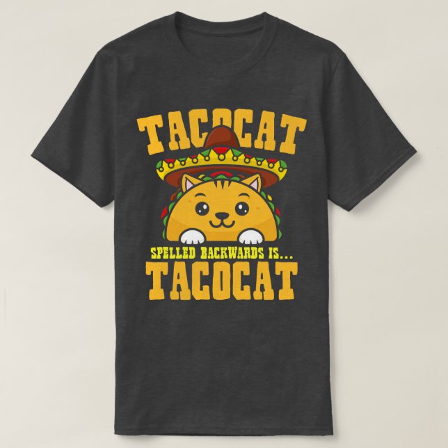 Tacocat backward T-Shirt (Design Front)