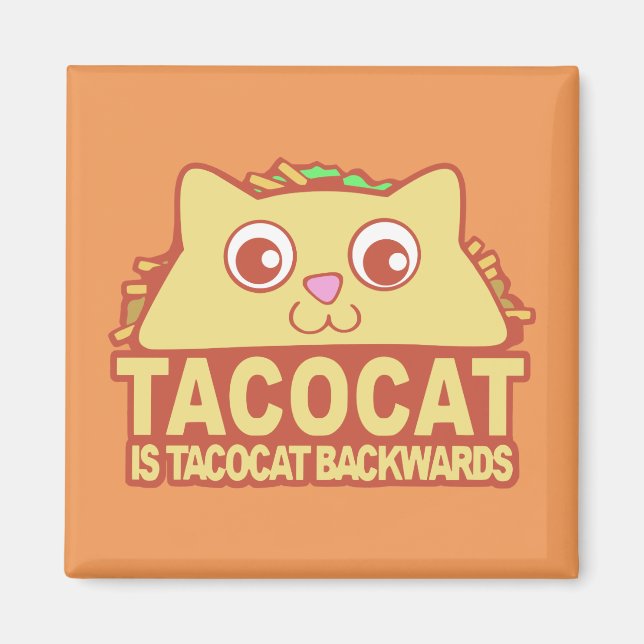 Tacocat Backwards II Magnet (Front)