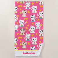 Tacocat Burrito and Taco Cats Cute Personalised