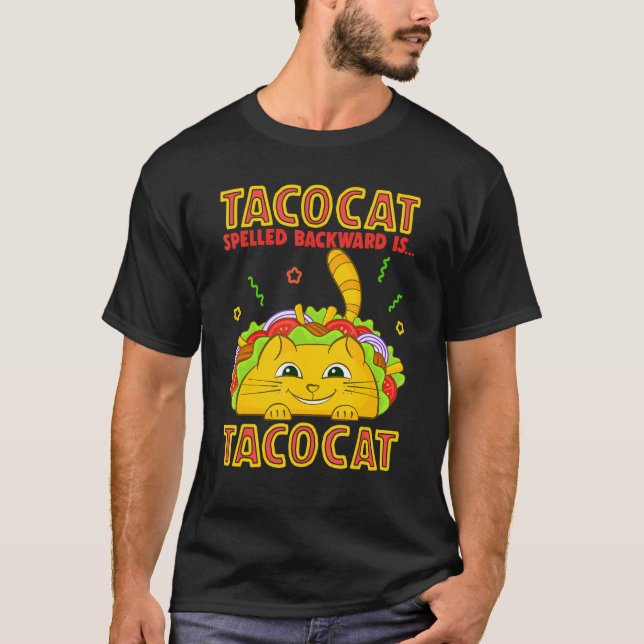 Tacocat Costume Funny Cat Taco  Kitty Tacos For Wo T-Shirt (Front)