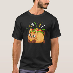 Tacocat Cute Taco Cat Cinco De Mayos T-Shirt