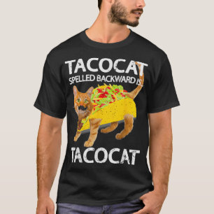 Tacocat Funny Cat Taco Lover Tee Kitty Tacos