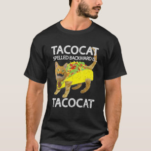Tacocat Funny Cat Taco Lover Tee Kitty Tacos