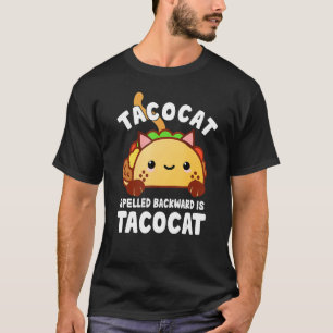 TacoCat Funny Mexican Food Cinco de Mayo Tacos Cat T-Shirt
