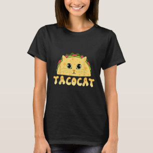 Tacocat Mexican Food Cat Face Cinco De Mayo Kitten T-Shirt