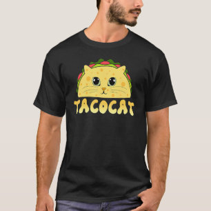Tacocat Mexican Food Cat Face Cinco De Mayo Kitten T-Shirt