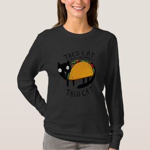 Tacocat Spelled Backwards Funny Taco Cat Cinco De T-Shirt