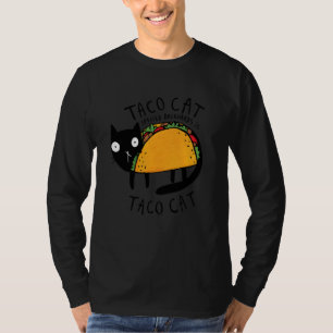Tacocat Spelled Backwards Funny Taco Cat Cinco De T-Shirt