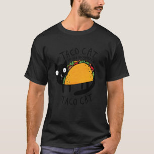 Tacocat Spelled Backwards Funny Taco Cat Cinco De T-Shirt