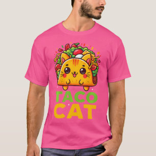 Tacocat Spelled Backwards Is Tacocat Funny Kawaii T-Shirt