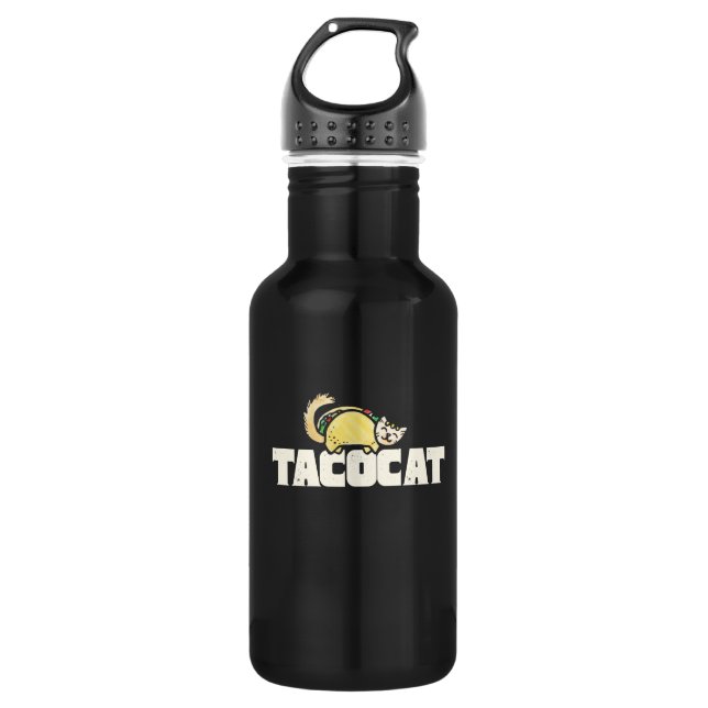 Tacocat taco cat 532 ml water bottle (Front)