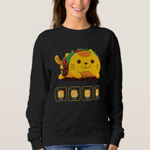 TacoCat Taco & Cat Chemical Periodic Table of Elem Sweatshirt