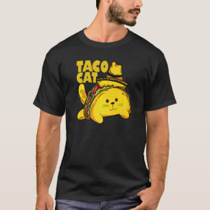 Tacocat Taco Cat Cinco De Mayo Party For Kids Gir T-Shirt