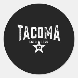 Tacoma Classic Round Sticker