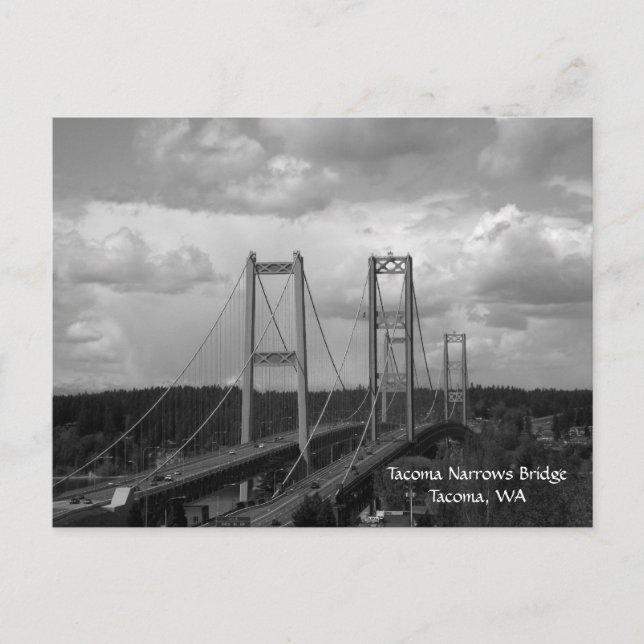 Tacoma Narrows Bridge Postcard (Front)