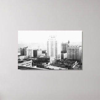 Tacoma, WA Skyline View from Winthrop Hotel Canvas Print