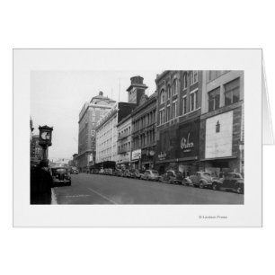 Tacoma, WA View of Broadway Looking North