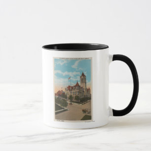 Tacoma, WA - View of Pierce County Court House Mug