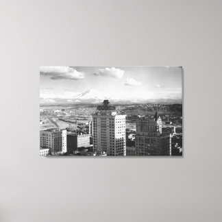 Tacoma, WA View of Rainier from Medical Arts Canvas Print