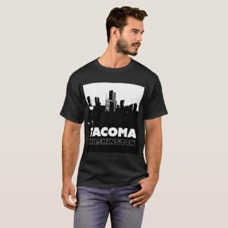 Tacoma Washington City Skyline City of Destiny T T-Shirt