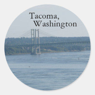 Tacoma, Washington Classic Round Sticker