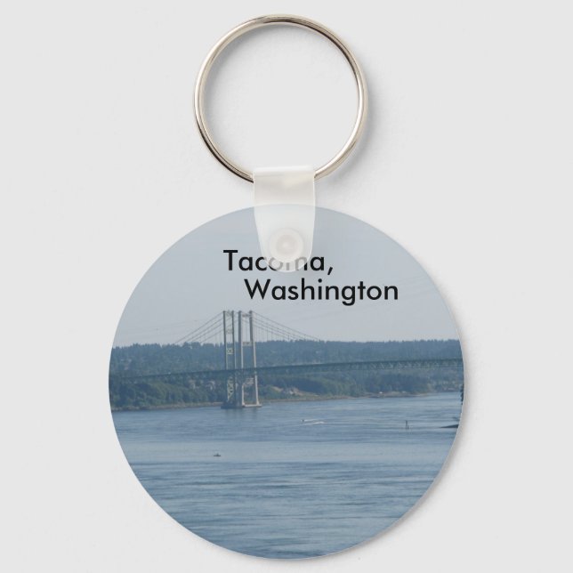 Tacoma, Washington Key Ring (Front)