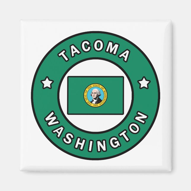 Tacoma Washington Magnet (Front)