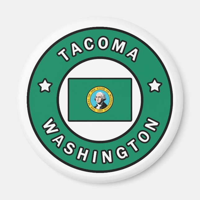 Tacoma Washington Magnet (Front)