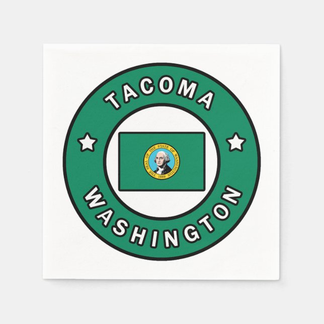 Tacoma Washington Napkin (Front)