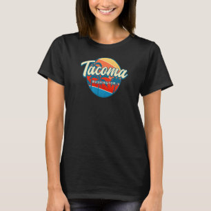 Tacoma Washington Summer Wa Tropical Tacoman Beach T-Shirt