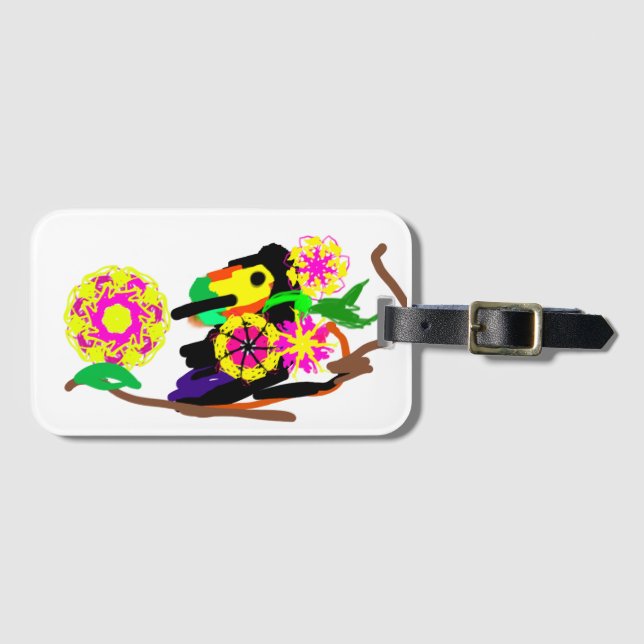 Tacon cool summer luggage tag (Front Horizontal)