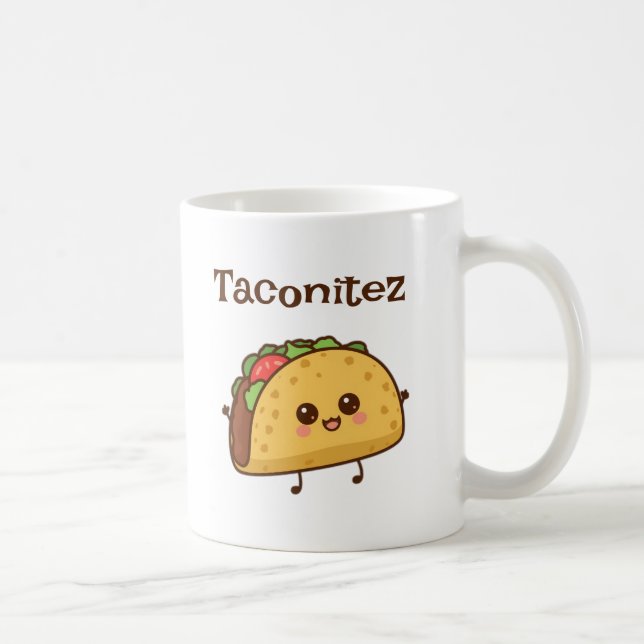 Taconitez Taco Mug – Cute Kawaii Food Cup (Right)