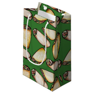 Tacos and Burritos pattern Small Gift Bag